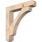 Ekena Millwork Legacy Craftsman Smooth Bracket w/ Offset Brace, Douglas Fir, 7 1/2"W x 40"D x 40"H BKT0806X40X40LEC04SDF - alternate 1
